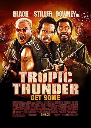 دانلود فیلم Tropic Thunder 2008 رعد و برق گرمسیری