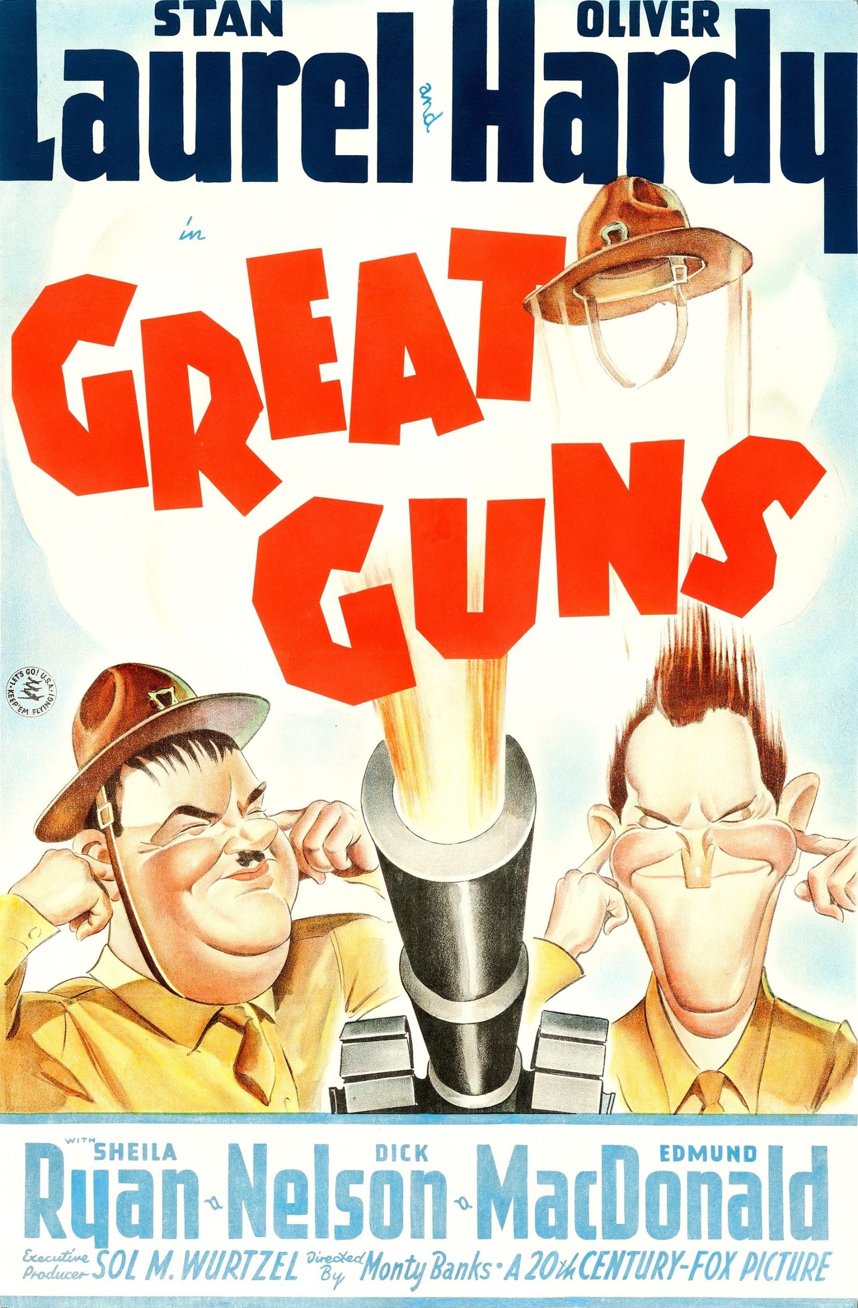 دانلود فیلم Great Guns 1941 اسلحه های بزرگ