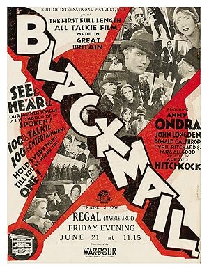 دانلود فیلم Blackmail 1929 باج گیری