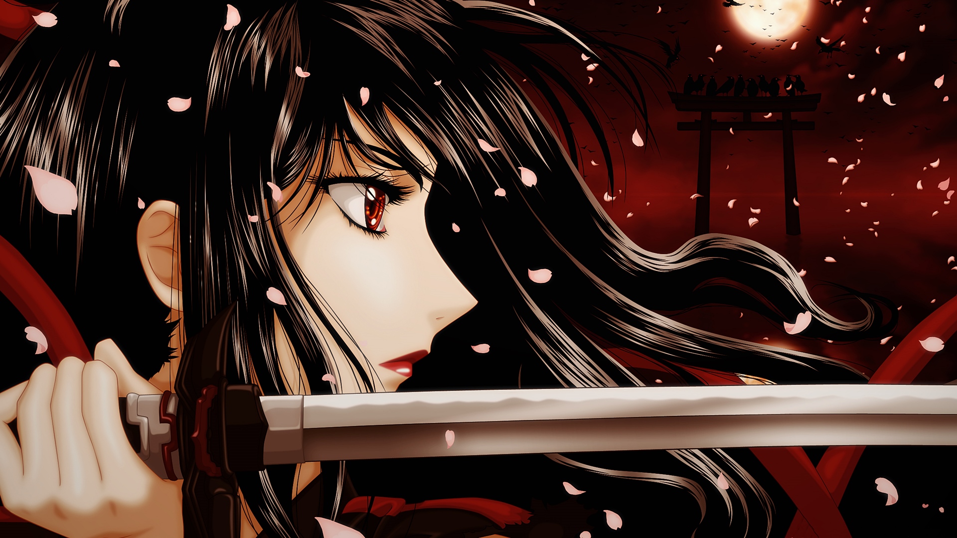 پس زمینه Blood-C