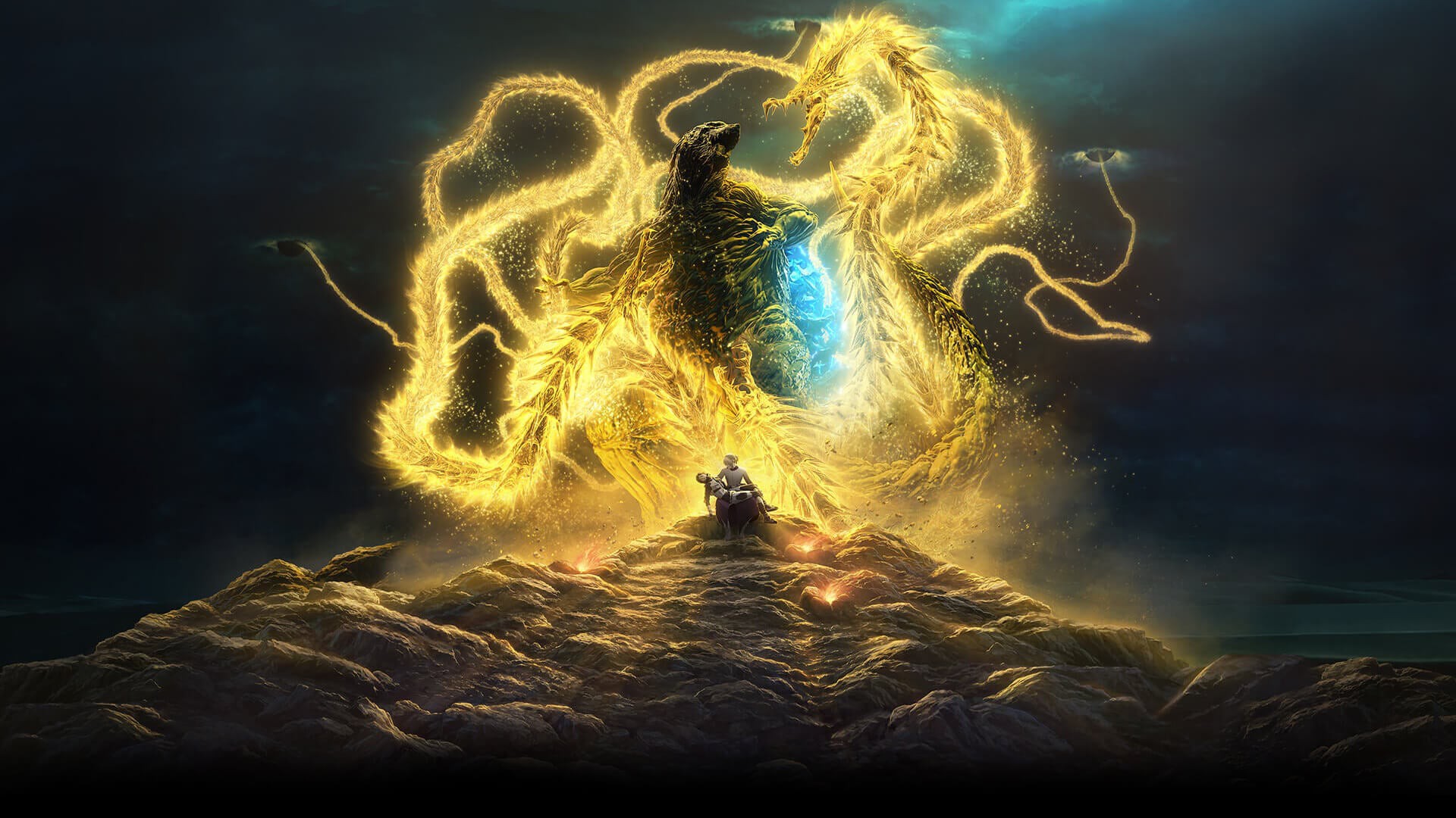 پس زمینه Godzilla: The Planet Eater