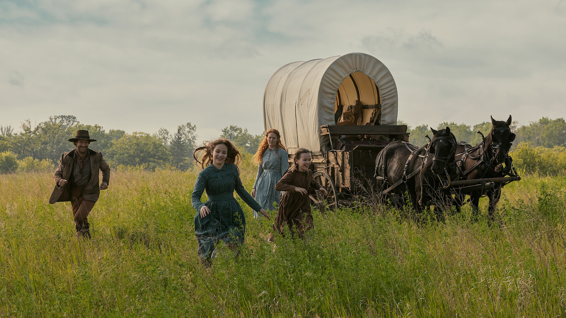 پس زمینه Little House on the Prairie