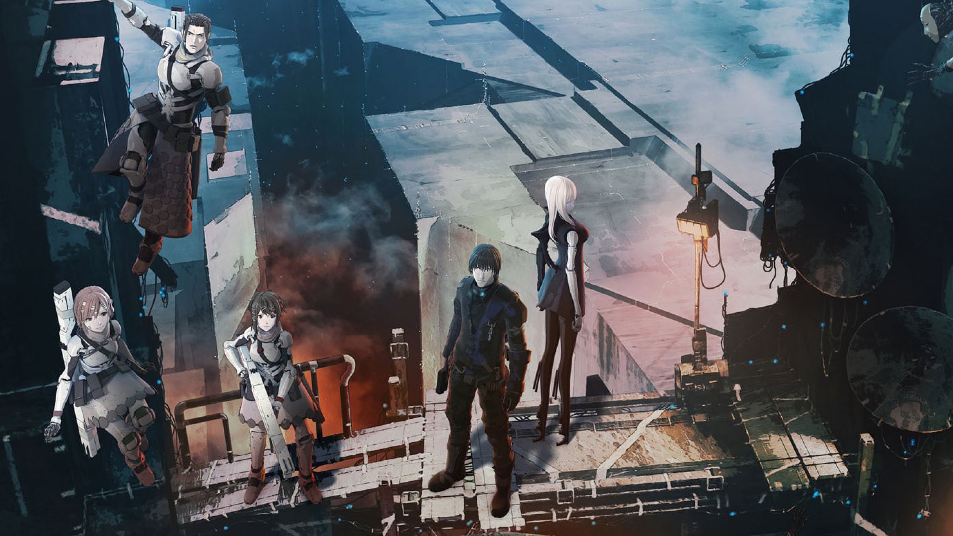 پس زمینه Blame!