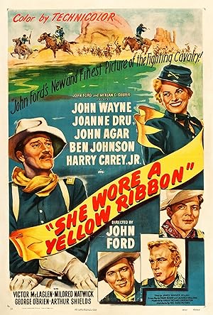 دانلود فیلم She Wore a Yellow Ribbon 1949 دختری‌ با روبان‌ زرد