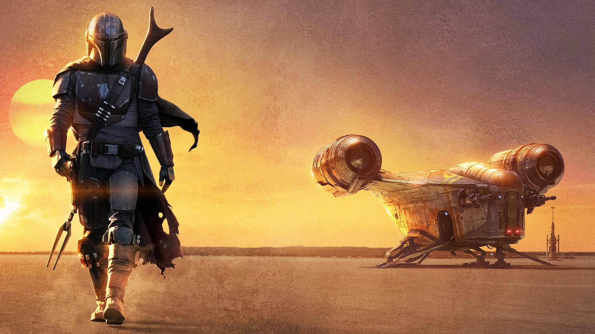 پس زمینه The Mandalorian